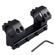 Montaż lunety jednoczęściowy wysoki 1″ szyna 11mm kołek stopujący