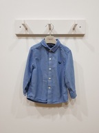 NEXT niebieska koszula długi rękaw 86 cm