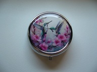 PIGULARZ POJEMNIK NA TABLETKI PTAKI KOLIBRY