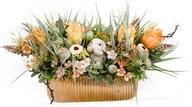 Wielkanocna kompozycja stroik flowerbox wielkanocny na Wielkanoc