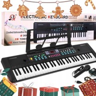 KEYBOARD RAMIZ 61 KLAWISZY – PIANINO CYFROWE, MIKROFON, USB, ZESTAW XXL