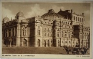 Pocztówka Kraków Teatr imienia Juliusza Słowackiego