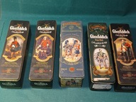 HIGHLANDER metalowe puszki pamiątkowe po whisky 5 sztuk