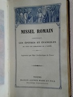 Missel Romain - MSZAŁ RZYMSKI - imprimatur z 1922 r