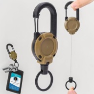 Taktyczny Retraktor do Kluczy | Stalowa Linka | Heavy Duty | Styl MILITARY