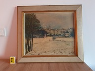 Obraz reprodukcja Sisley Śnieg w Marly rok 1986r