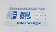 stary bilet koszykówka ALBA Chorzów