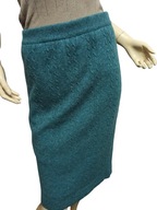 SPÓDNICA wełniana warkocze z podszewką 38