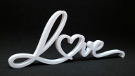 Figurka dekoracyjna napis LOVE 22,5 × 9