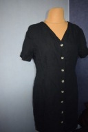 C piękna sukienka lniana 100 % len_44/46