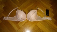 Biustonosz Censored 85E push up nowy, paski,strapsy,śliczny