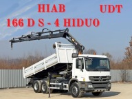 MERCEDES ACTROS 2641 * WYWROTKA 6,00 m * HIAB 166 D S - 4 HIDUO + PILOT