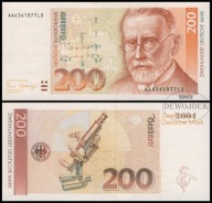 BNA - NIEMCY RFN 200 Marek 1989 AA 4341077 L2 # P42 # RZADKI # XF-