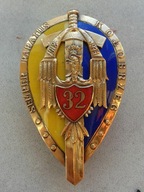 BARDZO RZADKA - ZŁOTA - 32 pułk Zmechanizowany -- Kołobrzeg - NUMEROWANA