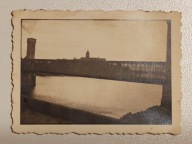 Stare zdjęcie Malbork Marienburg Most kolej Zamek fotografia niemiecka 1937