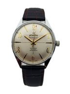 KLASYCZNY MĘSKI ZEGAREK ATLANTIC WORLDMASTER ORIGINAL LATA 70-TE - IDEAŁ