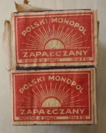 ORYGINALNE ZAPAŁKI - POLSKI MONOPOL ZAPAŁCZANY - 10 SZTUK - PACZKA - UNIKAT