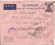 POCZTA POLOWA 2 KORPUSU nr 130 -koperta -cenzor nr 103 GŁÓWNA PP nr 101