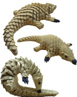 Realistyczna figurka ŁUSKOWIEC PANGOLIN 3D