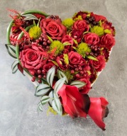 stroik serce na grób, dekoracja nagrobna, DZIEŃ MATKI,