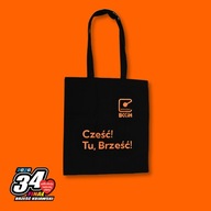 TORBA ZAKUPOWA Z DŁUGIM UCHEM "CZEŚĆ! TU, BRZEŚĆ!"