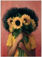 Plakat „Floral Muse” – Minimalistyczny Plakat Artystyczny