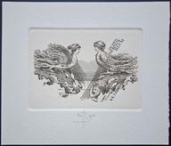 *KP* Łuczak Wojciech - Exlibris Dr. Gernot Blum, C2, 1990