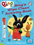 BINGS WIPE CLEAN ACTIVITY BOOK + Flamaster Kolorowanki Zmazywalne ANGIELSKI