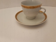 FILIŻANKA PORCELANOWA Z TALERZYKIEM Cp Colditz