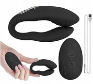 SEX WIBRATOR DLA DWOJGA MASAŻER DLA PAR Z PILOTEM SILIKONOWY ŁADOWANY USB