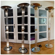 Getaneo Scoliari 2 łapy podłogowe komplet art deco 1980r