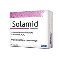 Solamid 30 kapsułek witamina B complex PEA na wsparcie układu nerwowego