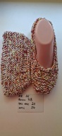 26 Kapcie balerinki handmade roz.38 NOWE ręcznie robione