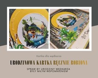 Kartka urodzinowa dla wędkarza