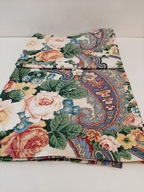 OBRUS SERWETA SERWETKA PŁÓCIENNY VINTAGE ANGIELSKI RÓŻE