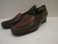 PAVERS MOKASYNY CZÓŁENKA BALERINKI SKÓRZANE BUTY R. 38