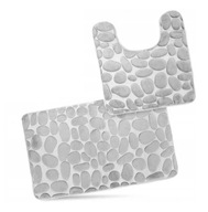 Zestaw dywaników łazienkowych maty chłonne miękkie Kostka 2szt.