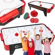 STÓŁ DO AIR HOCKEY CYMBERGAJ HOKEJ 85X42X24CM NA BATERIE GRA DLA DZIECI