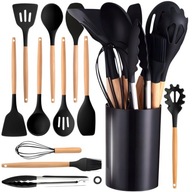 ZESTAW PRZYBORÓW KUCHENNYCH 12EL PRZYBORY KUCHENNE SILIKONOWE DO KUCHNI DOM