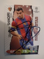 Karta panini autograf FC Basel Xherdan Shaqiri Rising Star Champions League