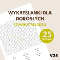 Wykreślanka PDF cele, marzenia & spełnienie – 54 strony relaksu