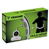 Hula hop z wypustkami Trizand 35 cm biały