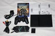 Playstation 2 Slim SCPH-77004 PAL + Komplet kabli + Pad + Karta 8mb + Gra !