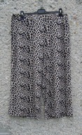 INFINITY damskie spodnie 7/8 szersze nogawki L/XL pas 90 cm