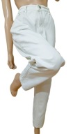 l_e_v_i's 551 tm relaxed fit białe spodnie dżinsy boyfriend L
