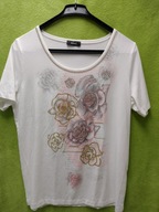 DELMOD Bluzka zdobiona rozm 44 jak NOWA