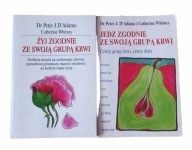 Żyj zgodnie ze swoją grupa krwi. Peter J.D' Adamo - zestaw x 2