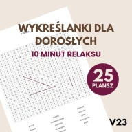 Wykreślanka PDF natura & żywioły – 54 strony relaksu