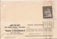 WARSZAWA -"BE-TE-HA" -karta firmowa -STARACHOWICE -obieg 1935 rok
