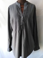 Bluzka szara w prążki - 40